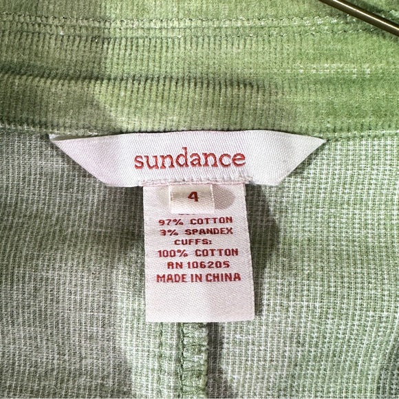 Sundance Micro Corduroy Blazer w/ Pockets - Lime Green - Picture 6 of 6